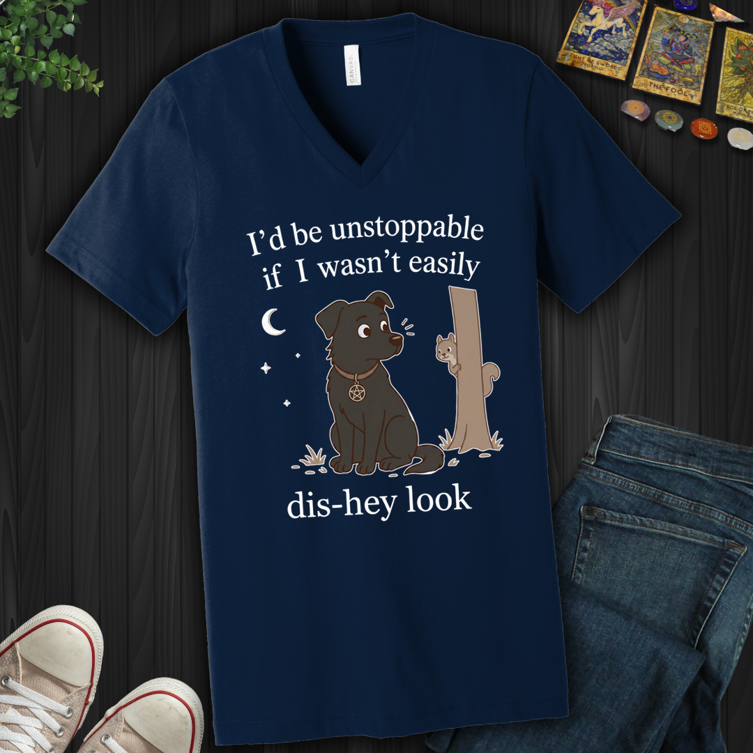 Easily Distracted- V-Neck