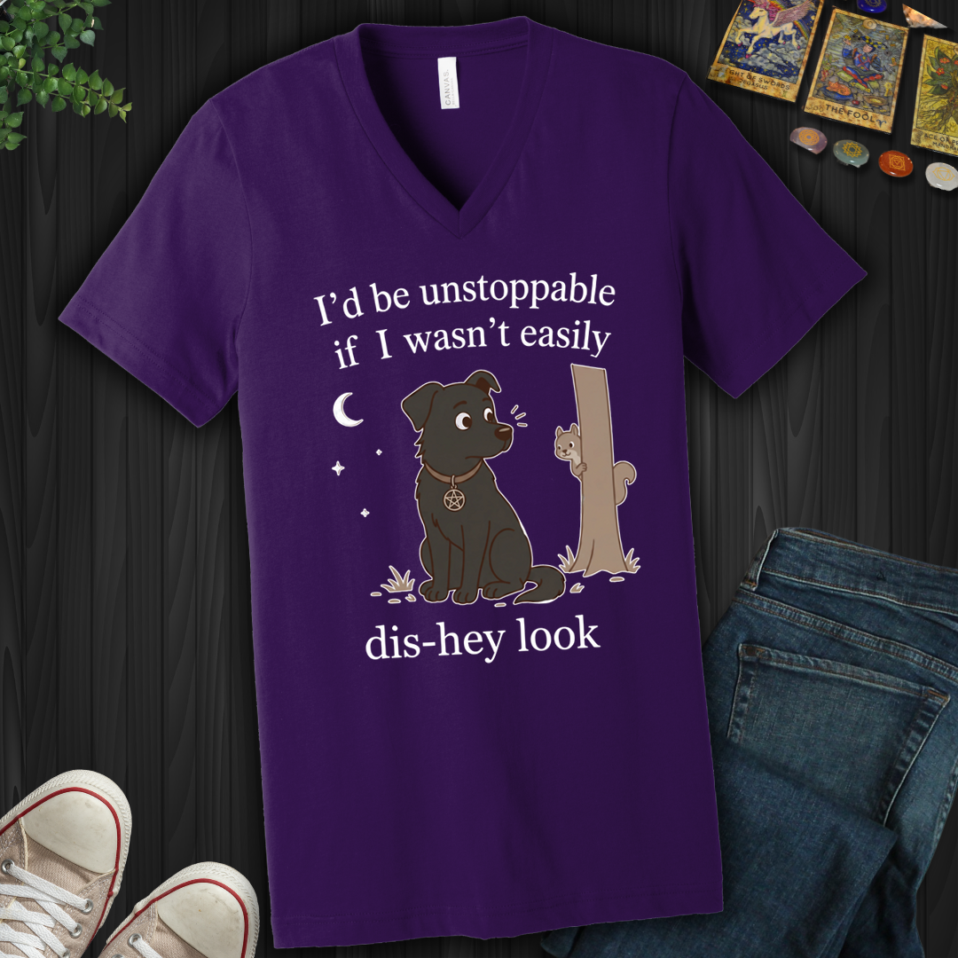 Easily Distracted- V-Neck