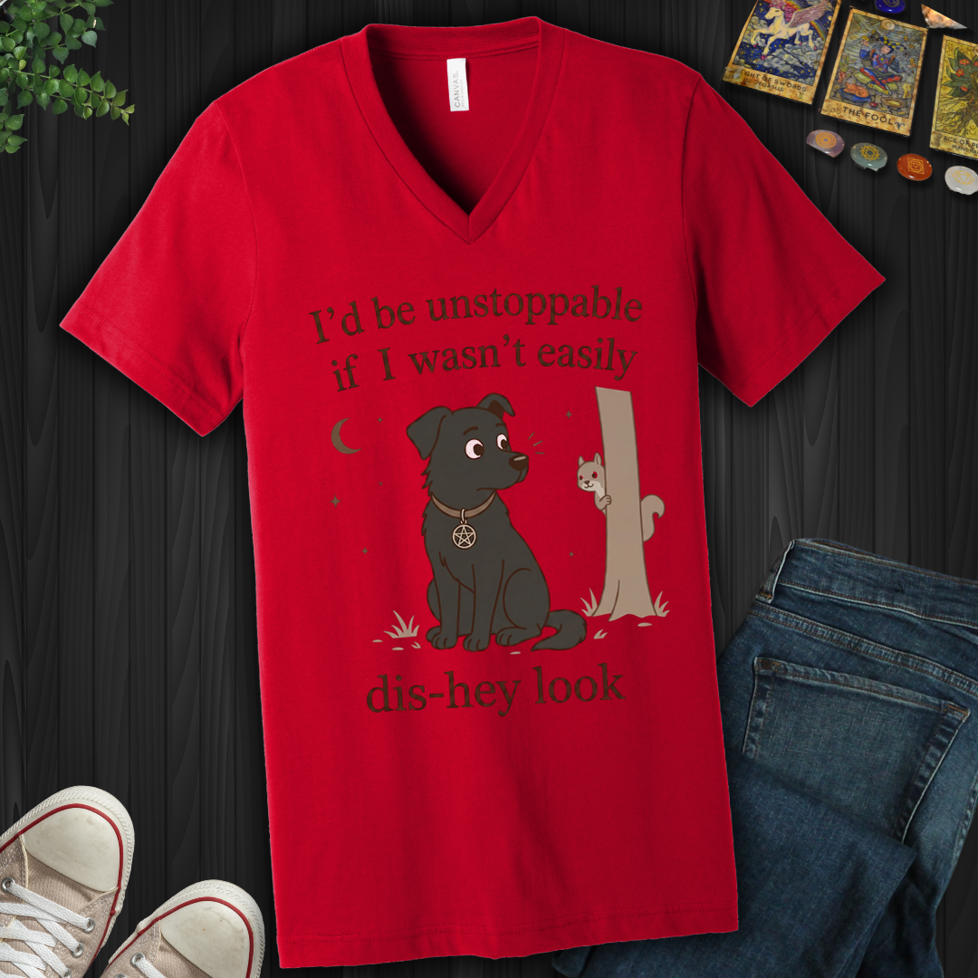 Easily Distracted- V-Neck