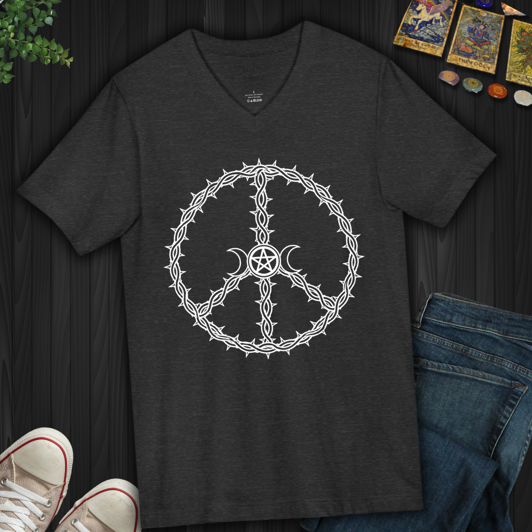 Thornbound Peace- V-Neck