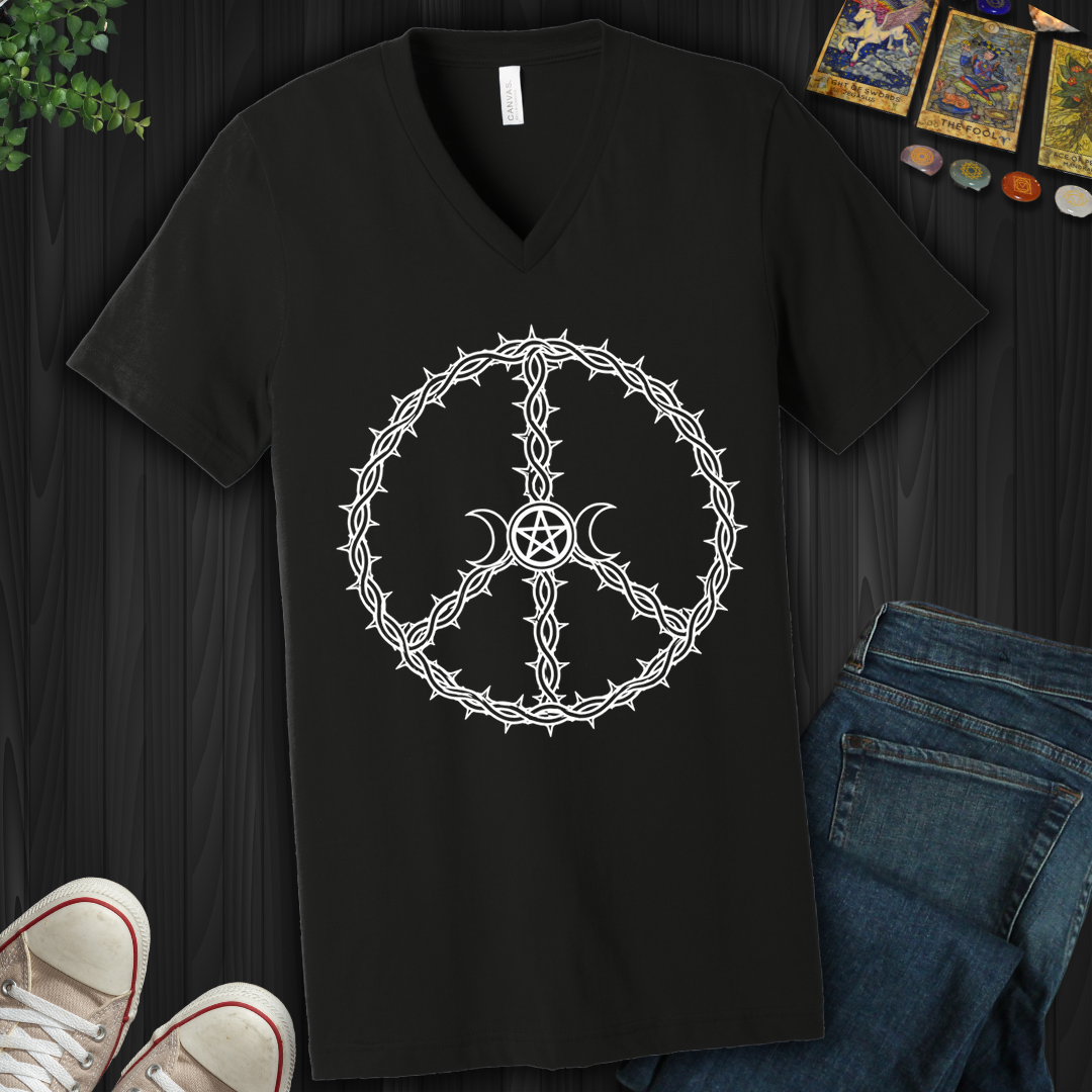 Thornbound Peace- V-Neck