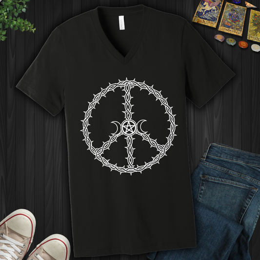 Thornbound Peace- V-Neck