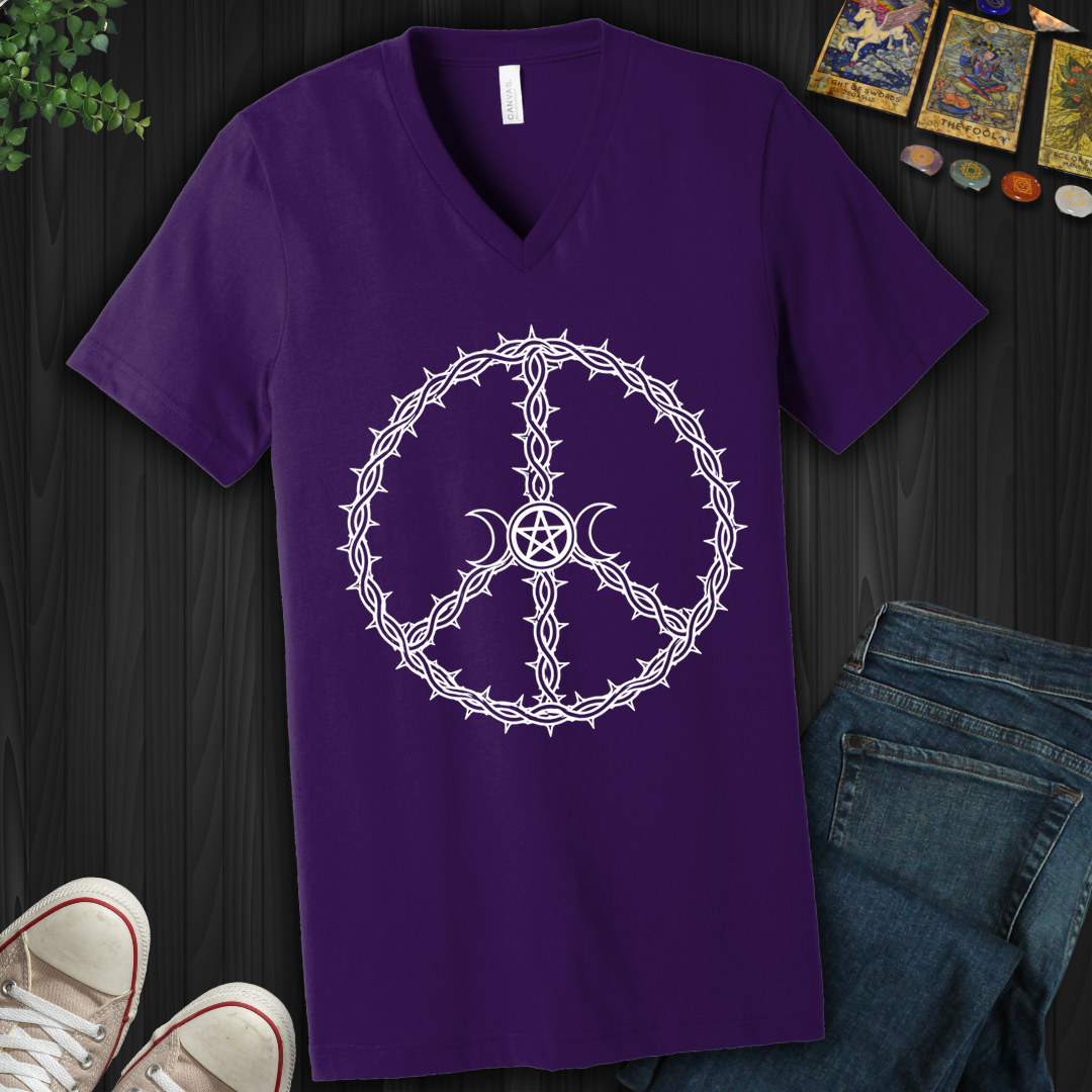 Thornbound Peace- V-Neck
