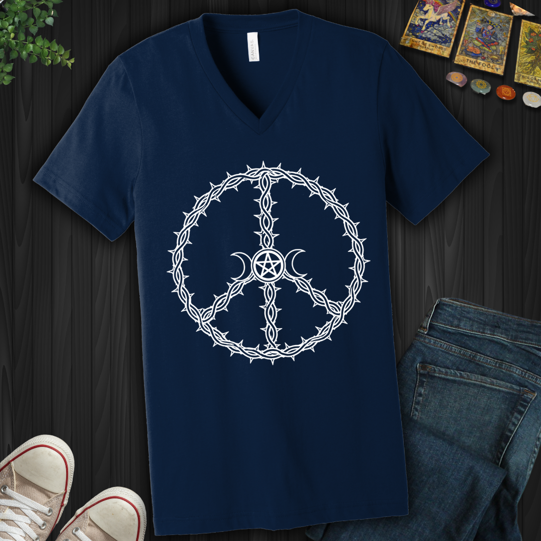 Thornbound Peace- V-Neck