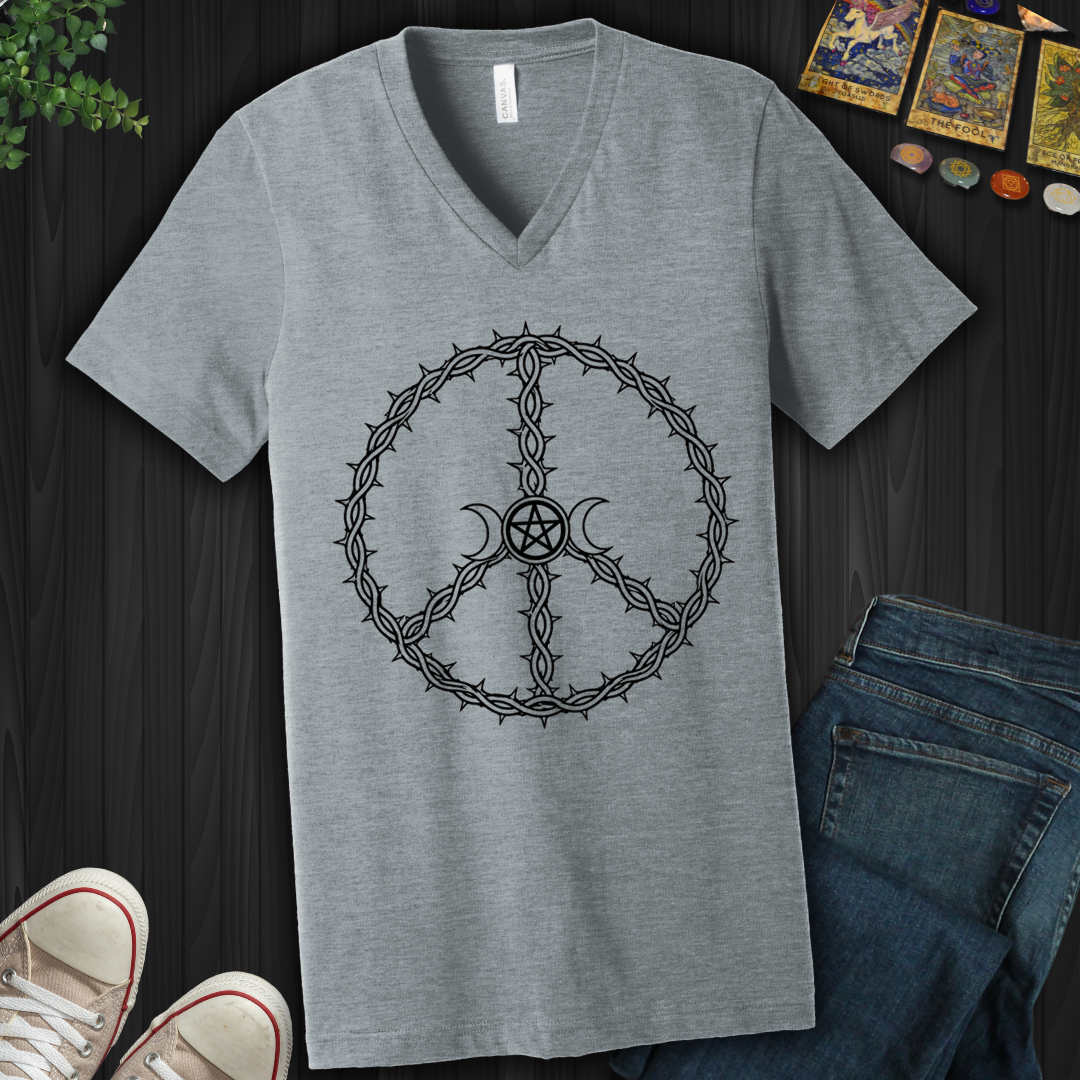 Thornbound Peace- V-Neck