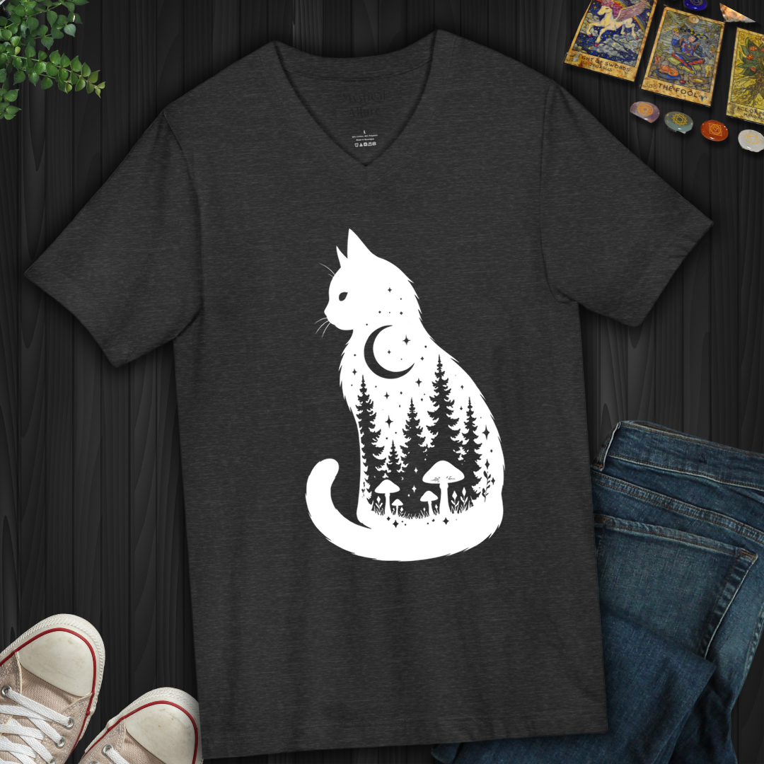 Moonlit Familiar- V-Neck