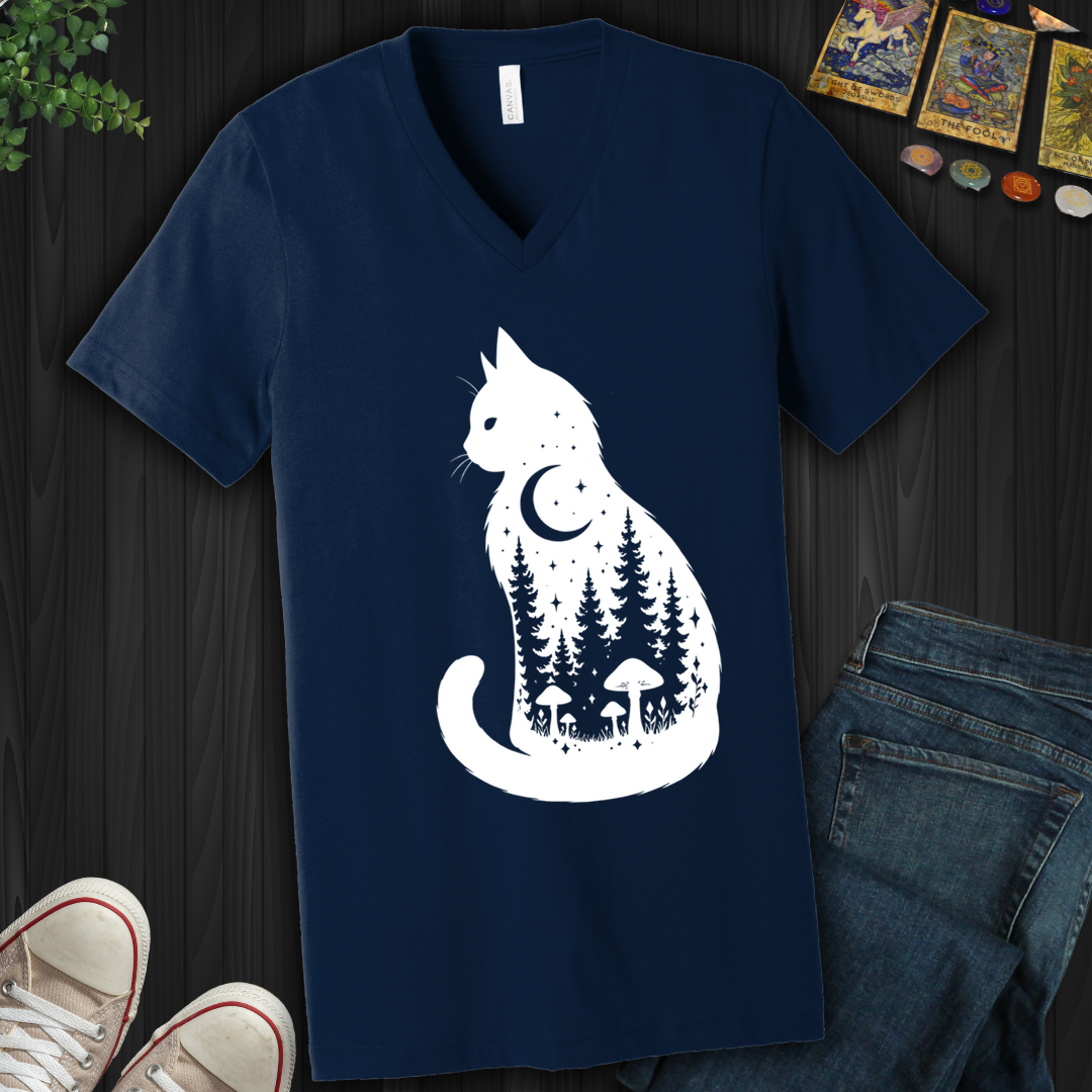 Moonlit Familiar- V-Neck