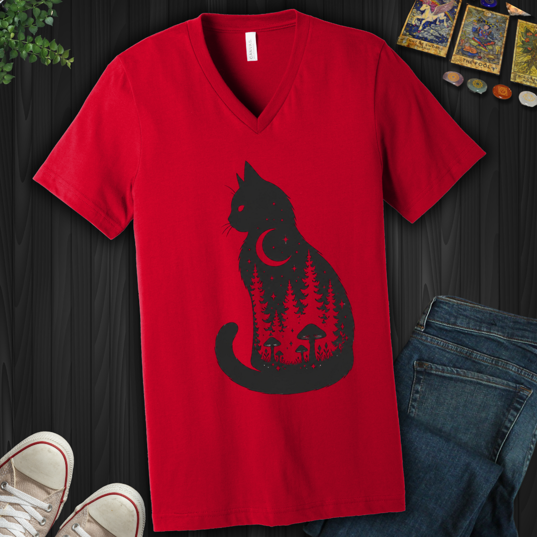 Moonlit Familiar- V-Neck