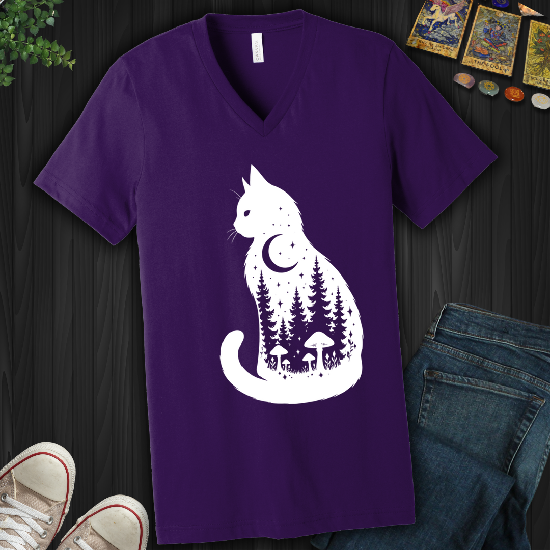 Moonlit Familiar- V-Neck