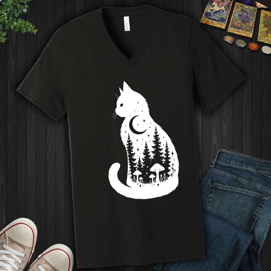 Moonlit Familiar- V-Neck
