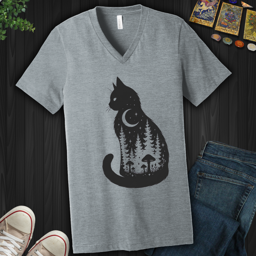 Moonlit Familiar- V-Neck