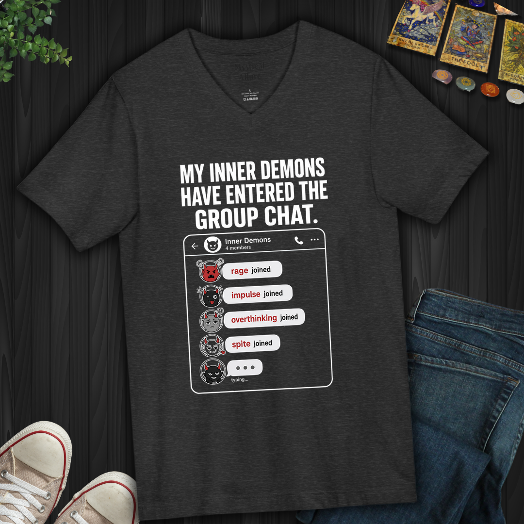 Demon Chat- V-Neck
