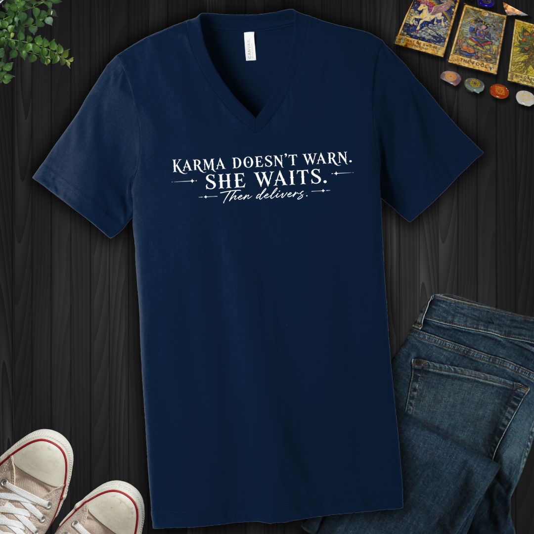 Karma Waits- V-Neck