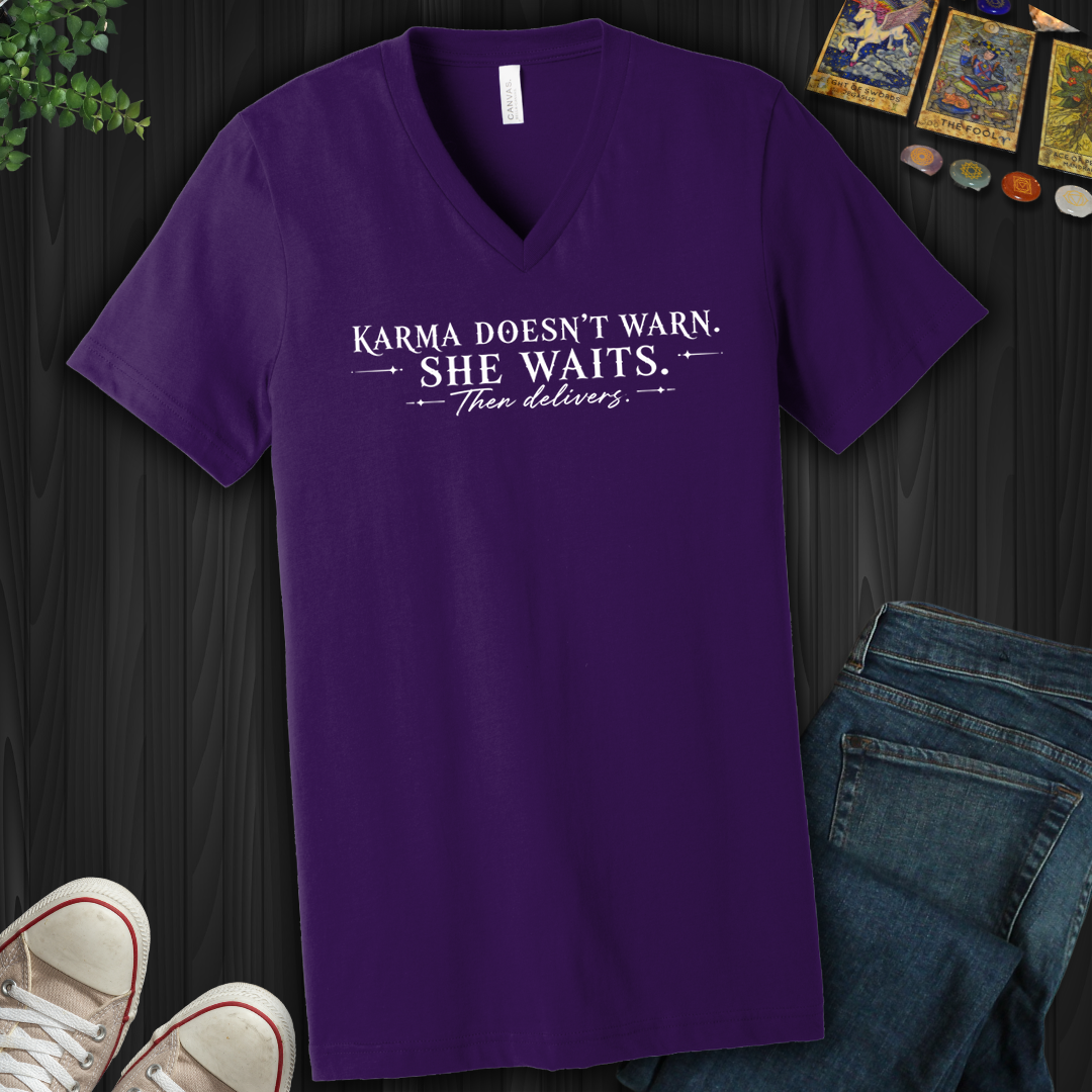 Karma Waits- V-Neck