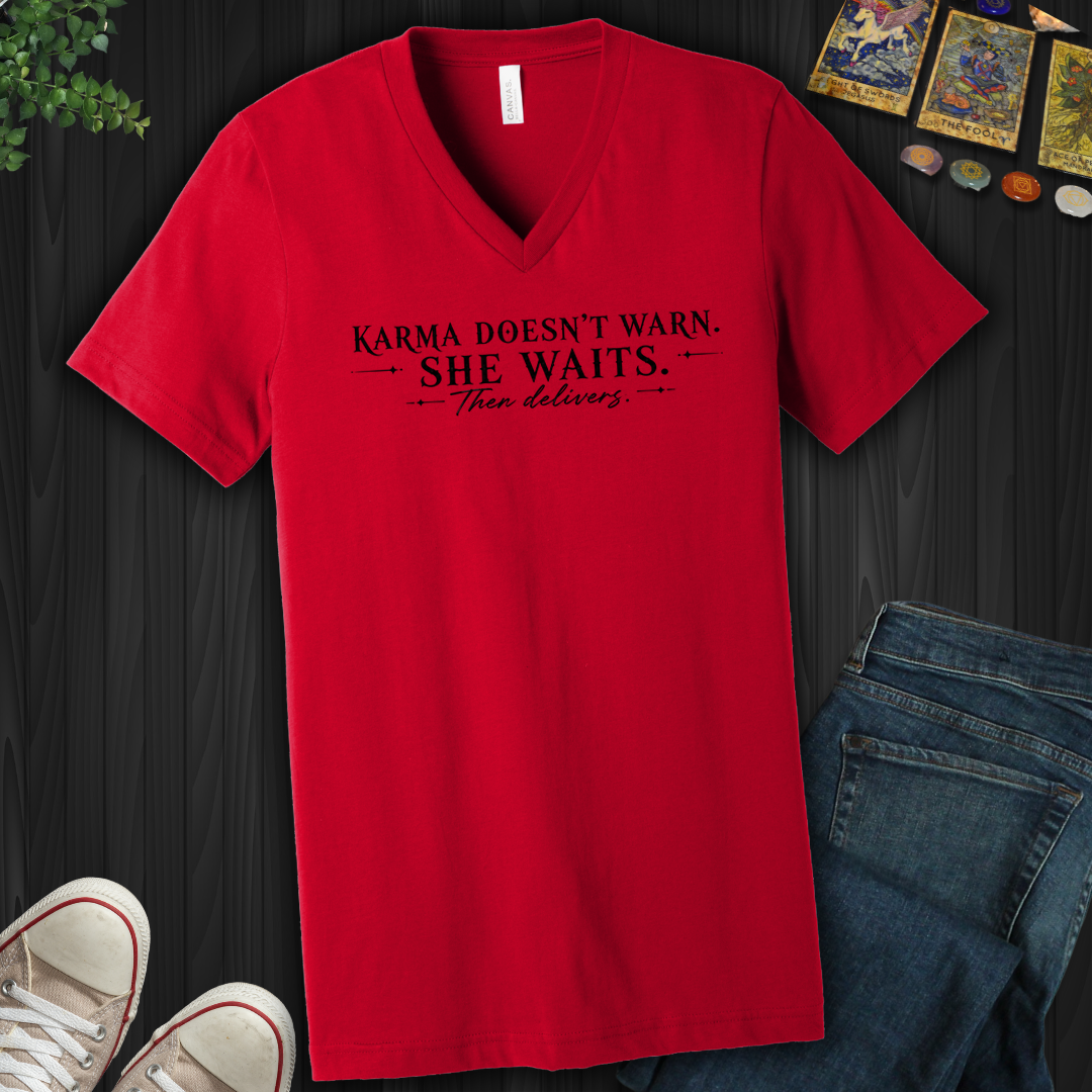 Karma Waits- V-Neck