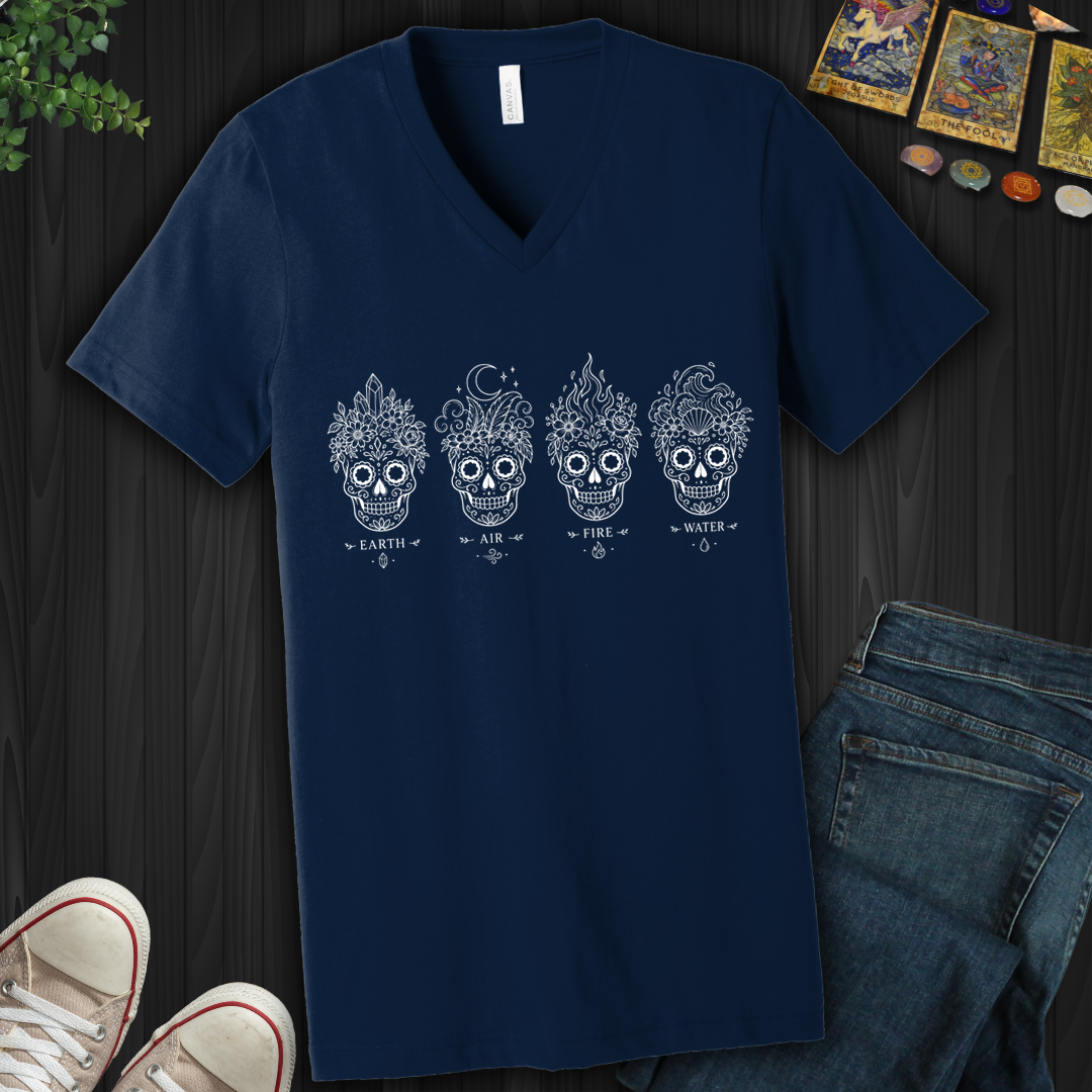 Element Skulls- V-Neck