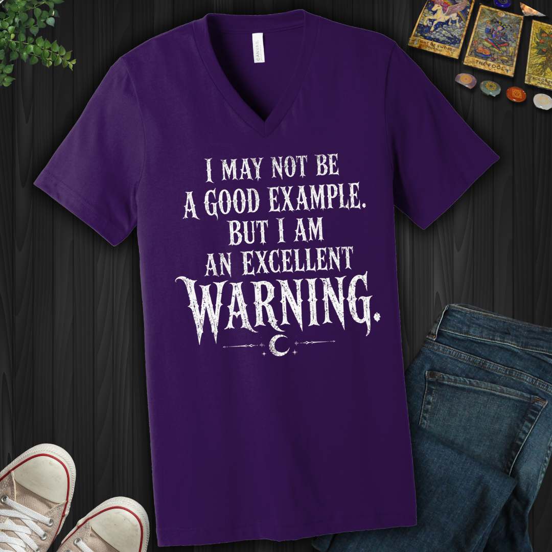 Excellent Warning- V-Neck