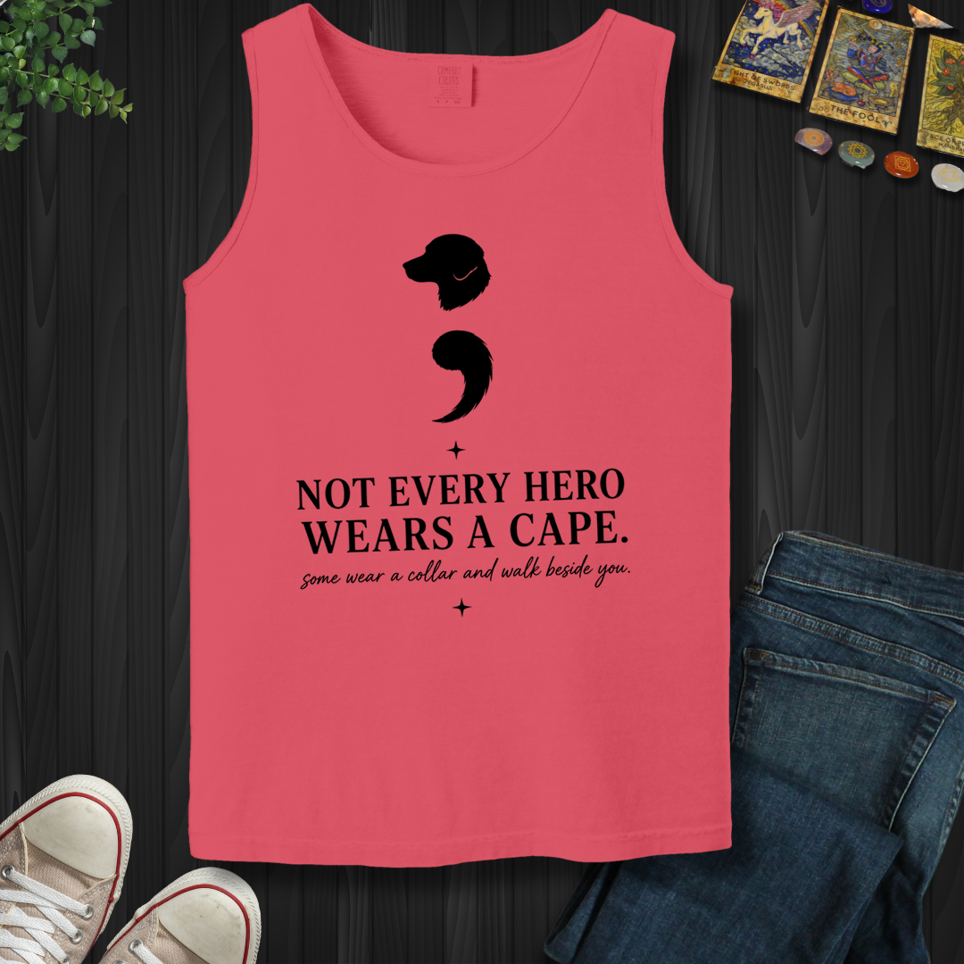 Dog Semicolon- Tank Top