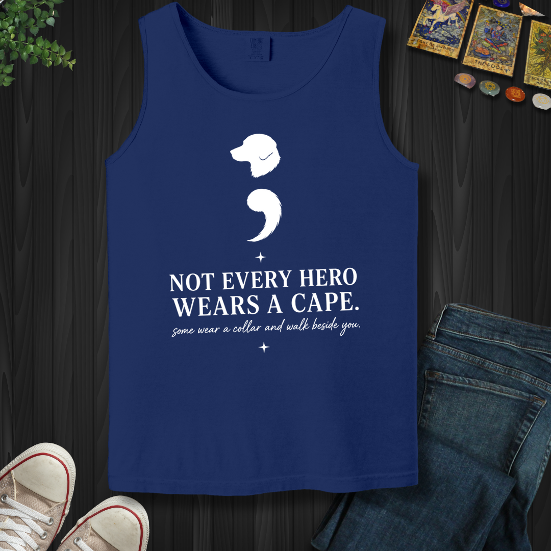 Dog Semicolon- Tank Top