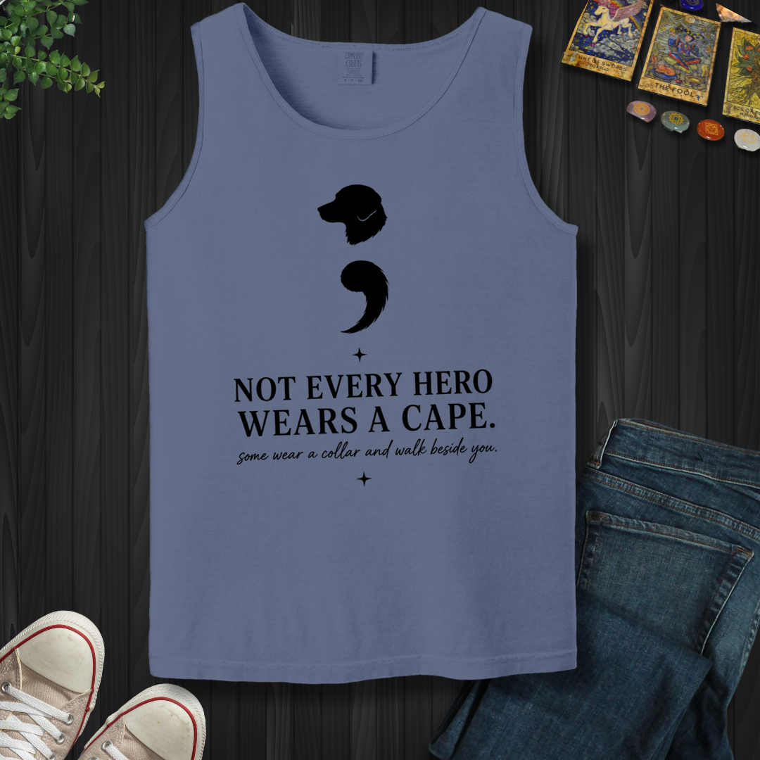 Dog Semicolon- Tank Top