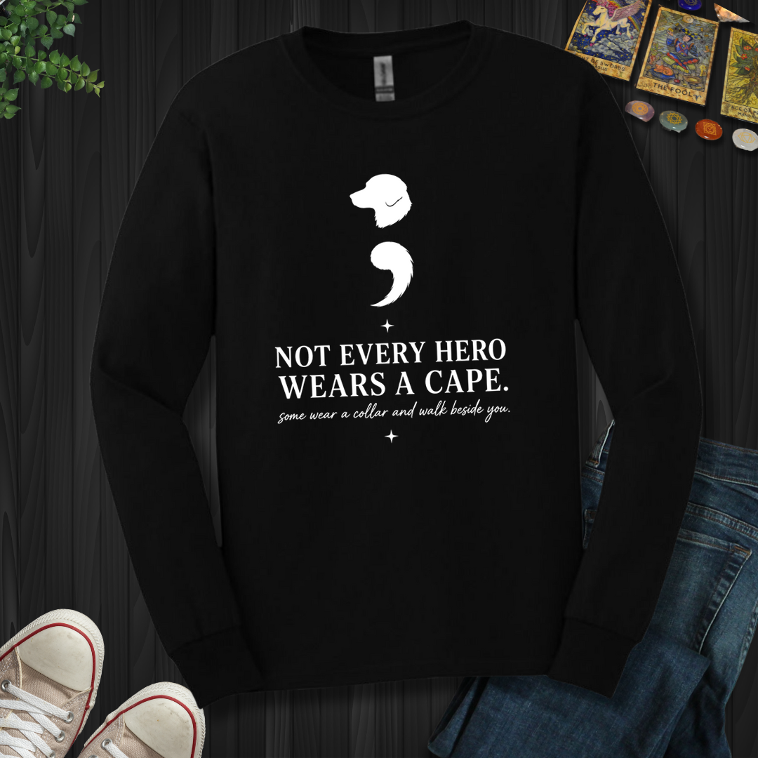 Dog Semicolon- Long Sleeve