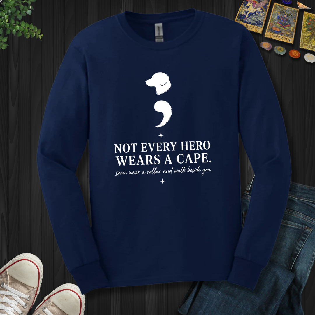 Dog Semicolon- Long Sleeve