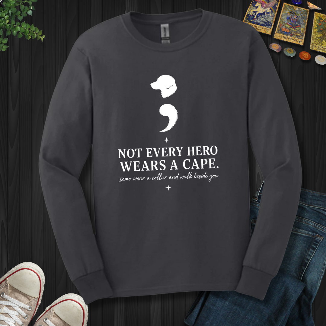 Dog Semicolon- Long Sleeve