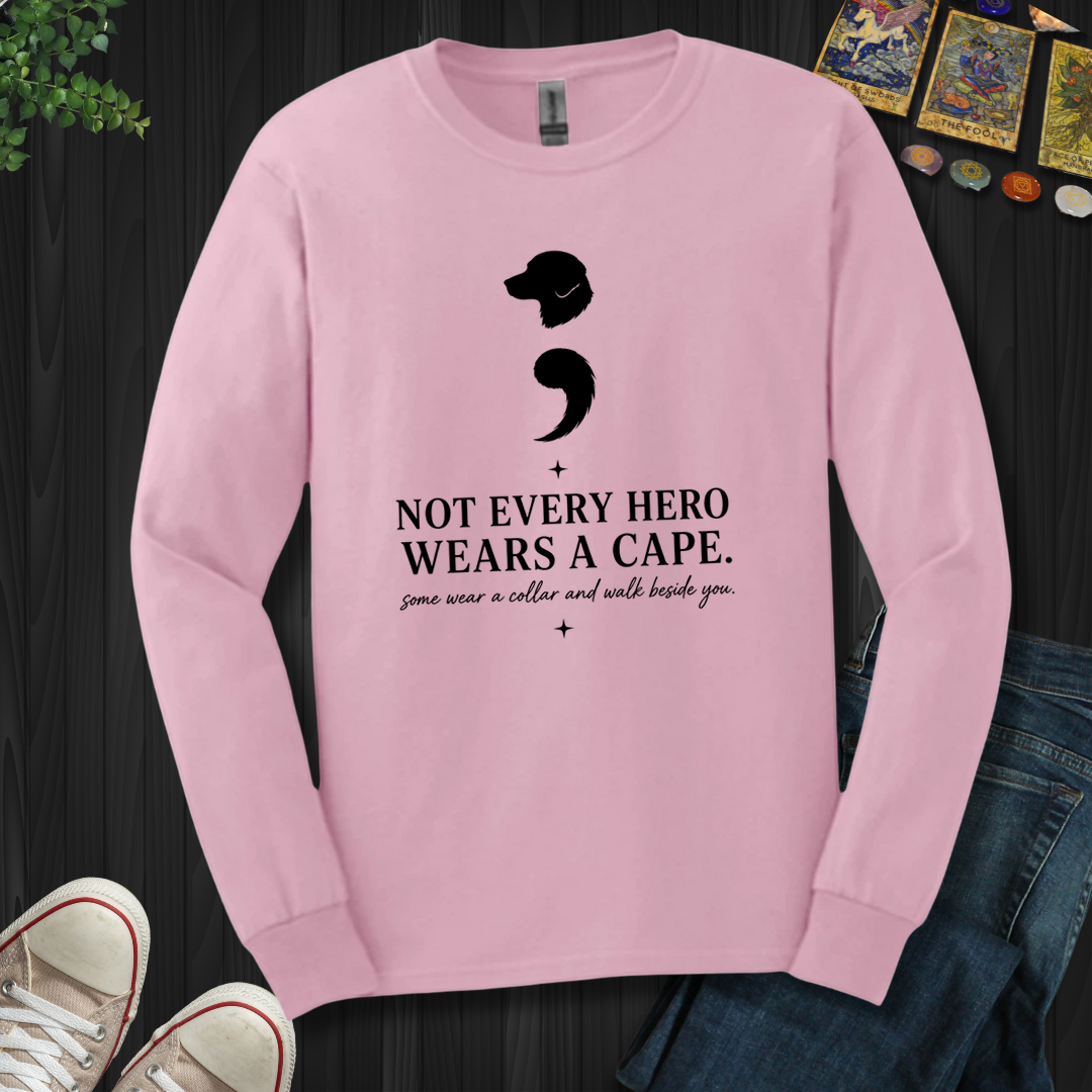 Dog Semicolon- Long Sleeve