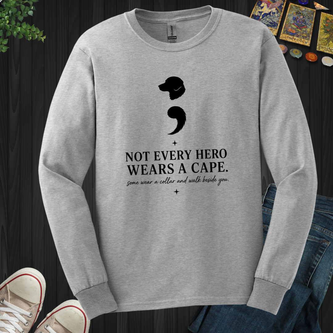 Dog Semicolon- Long Sleeve