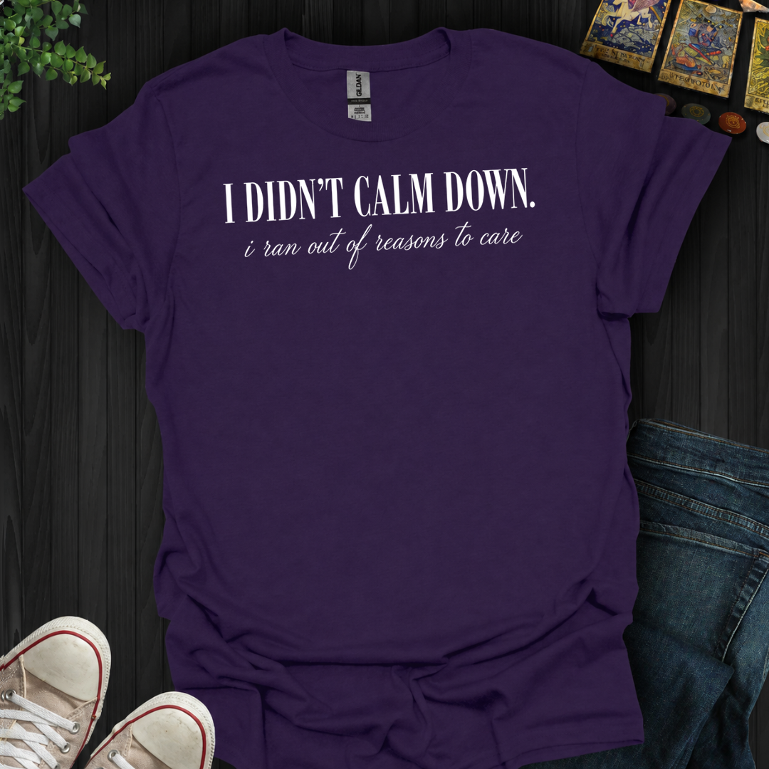 I Didn't Calm Down- T-Shirt