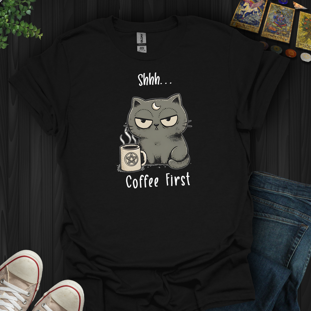 Coffee First- T-Shirt
