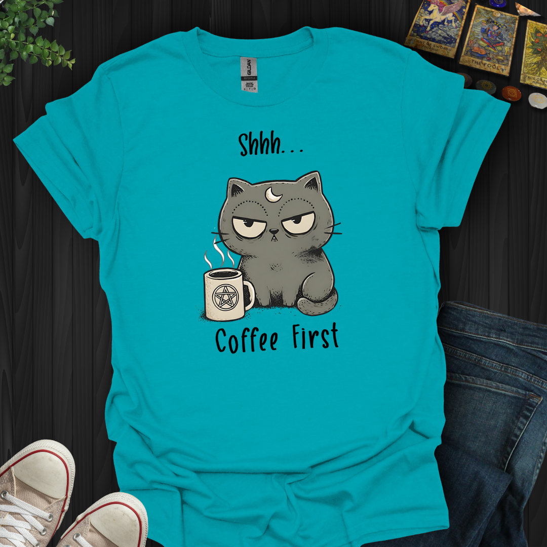 Coffee First- T-Shirt