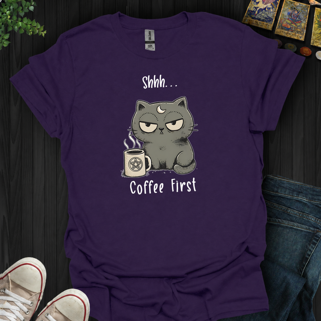 Coffee First- T-Shirt