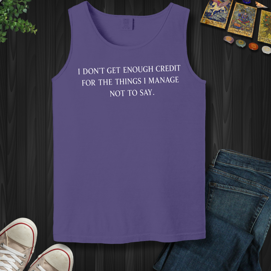 Don't Get Enough Credit- Tank Top