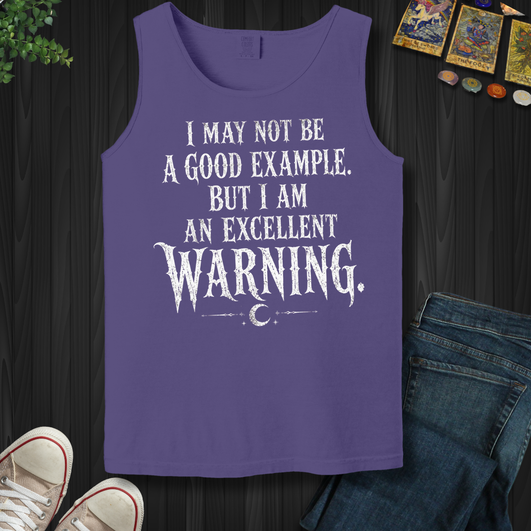 Excellent Warning- Tank Top