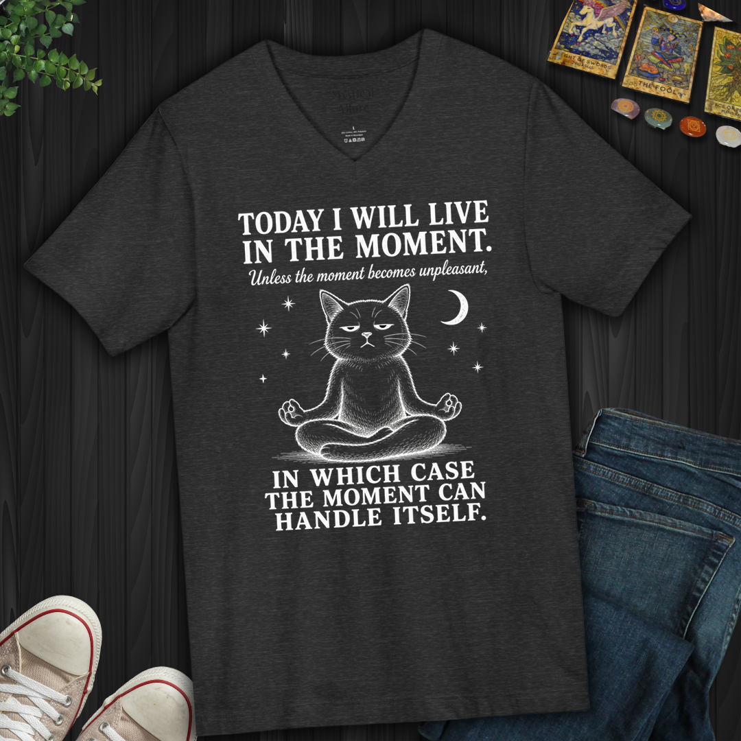 I Will Live In The Moment- V-Neck