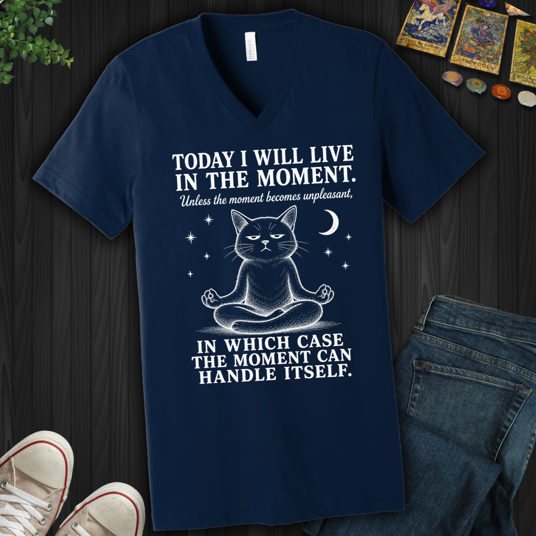 I Will Live In The Moment- V-Neck