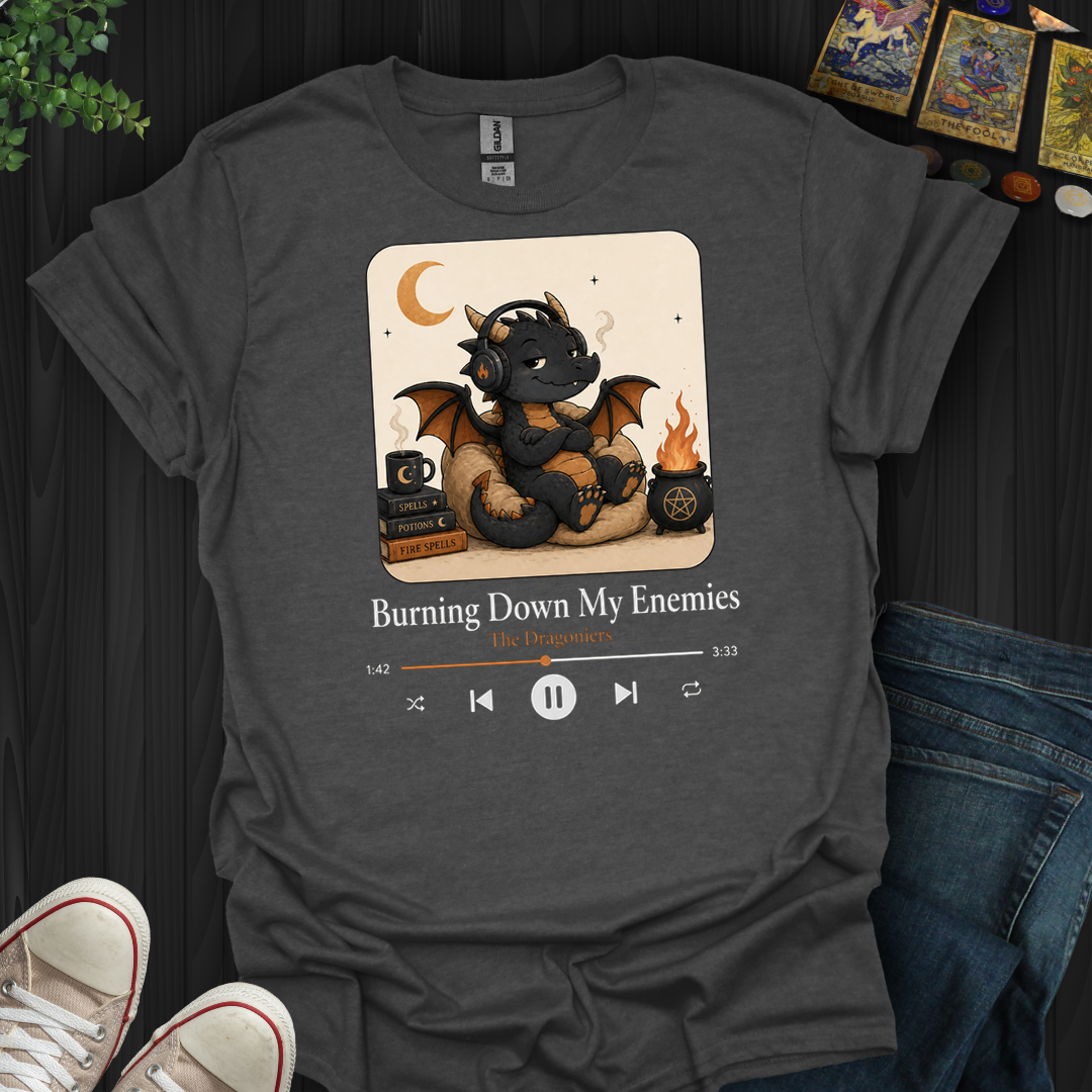 Burning Down My Enemies- T-Shirt
