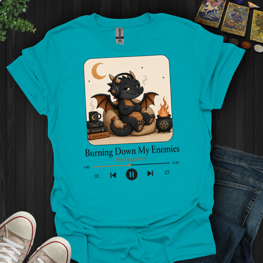 Burning Down My Enemies- T-Shirt