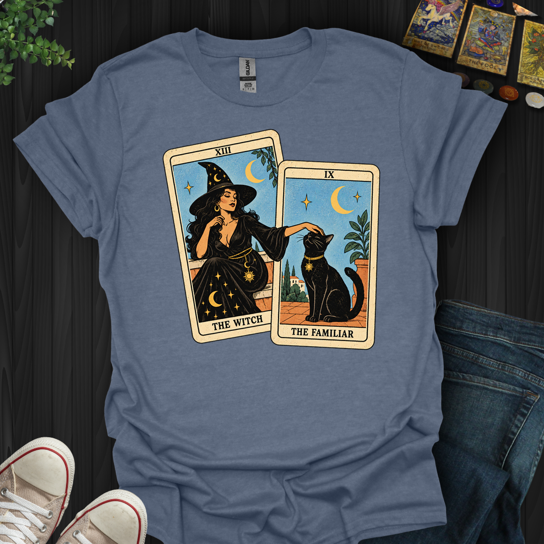 The Witch & The Familiar- T-Shirt
