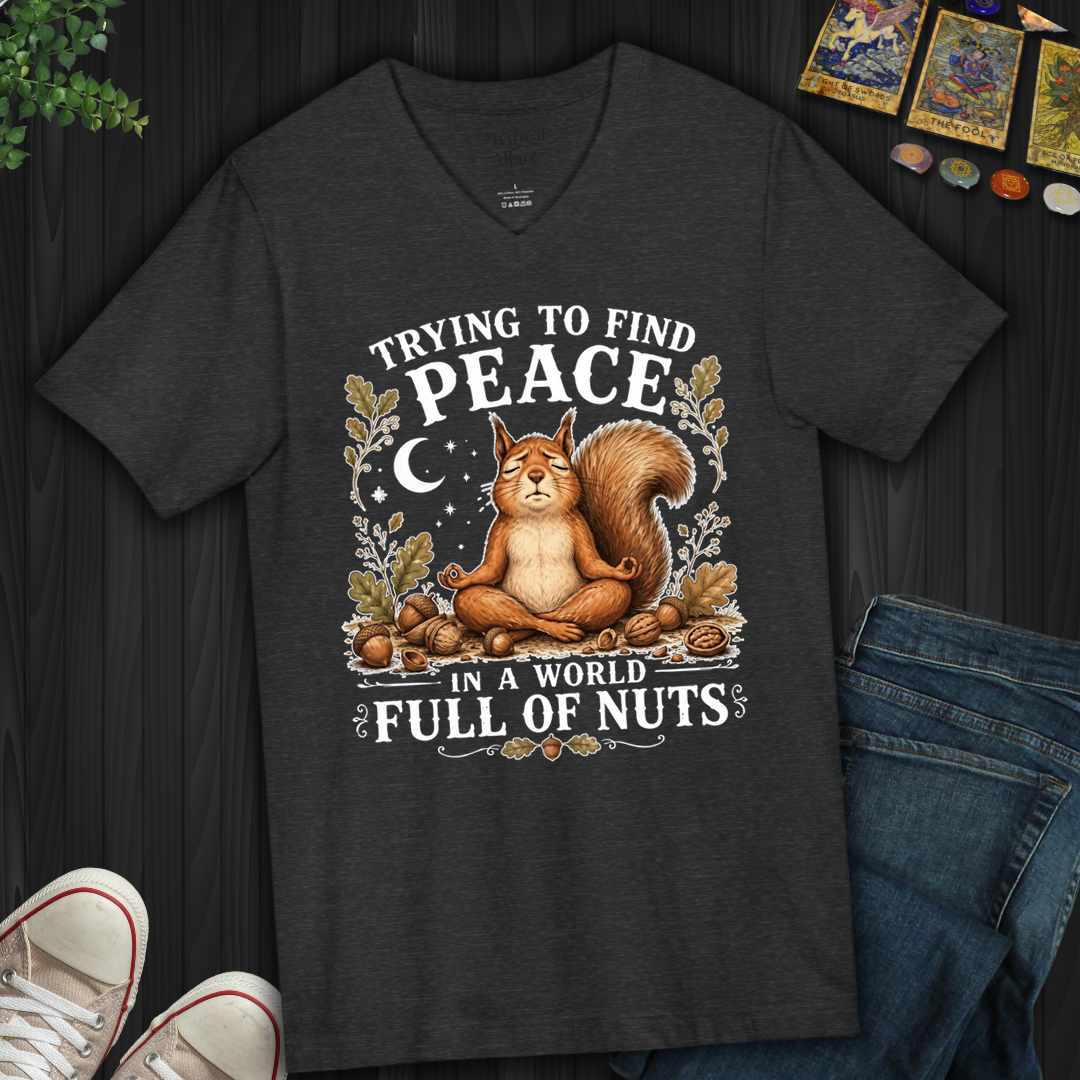 Trying To Find Peace- V-Neck