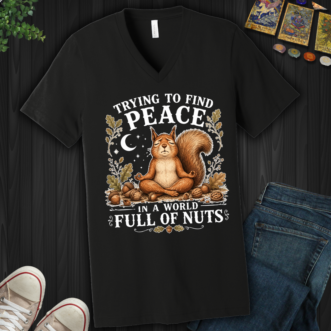Trying To Find Peace- V-Neck