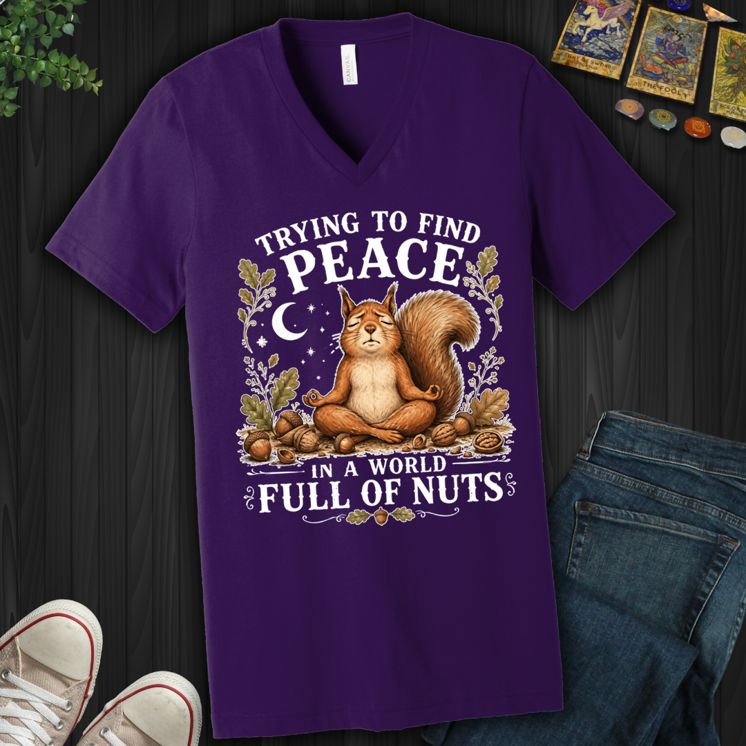 Trying To Find Peace- V-Neck