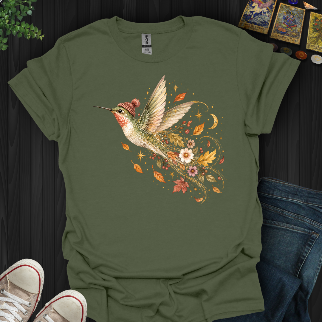 Autumn Hummingbird- T-Shirt