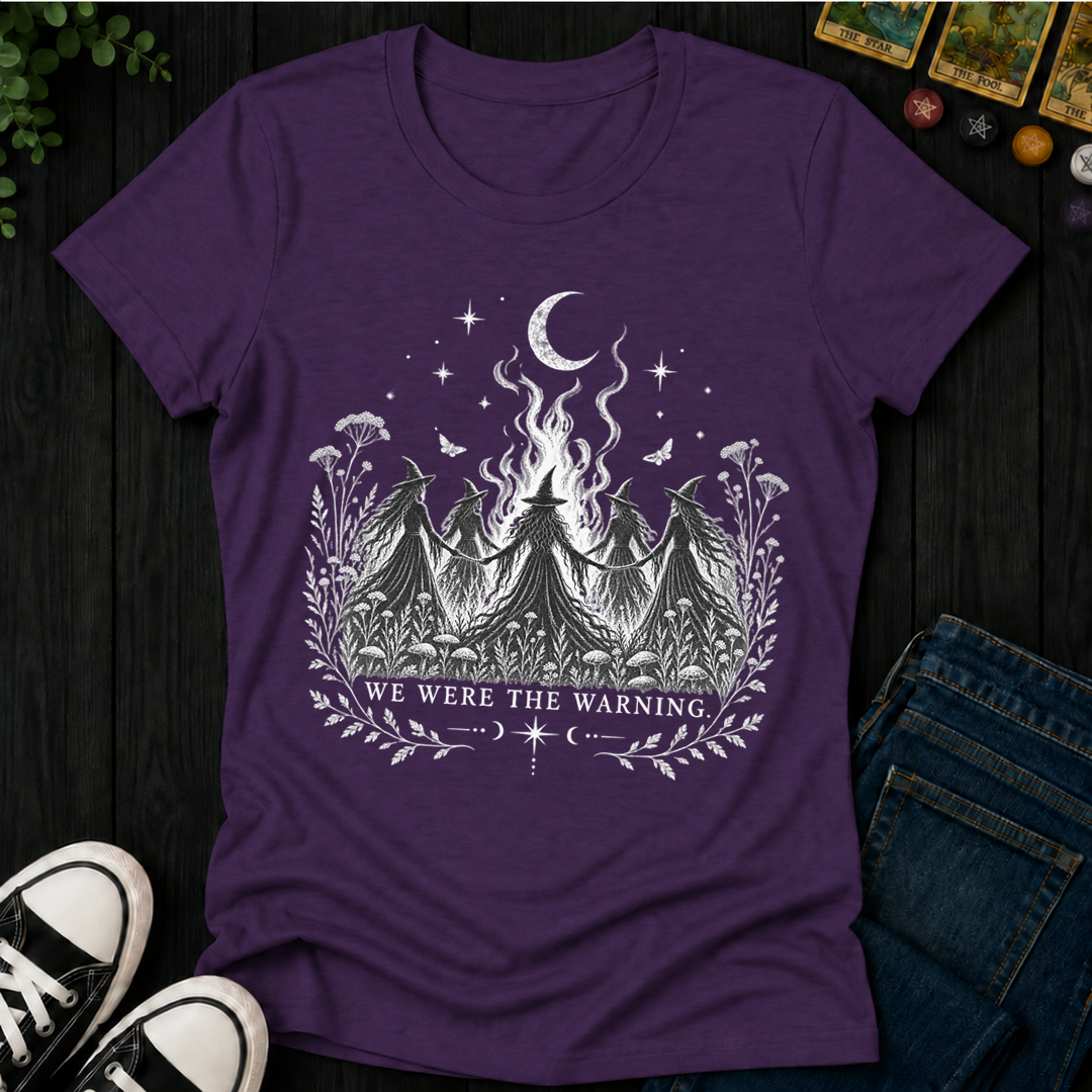 We Were The Warning- Women's Fitted Tee