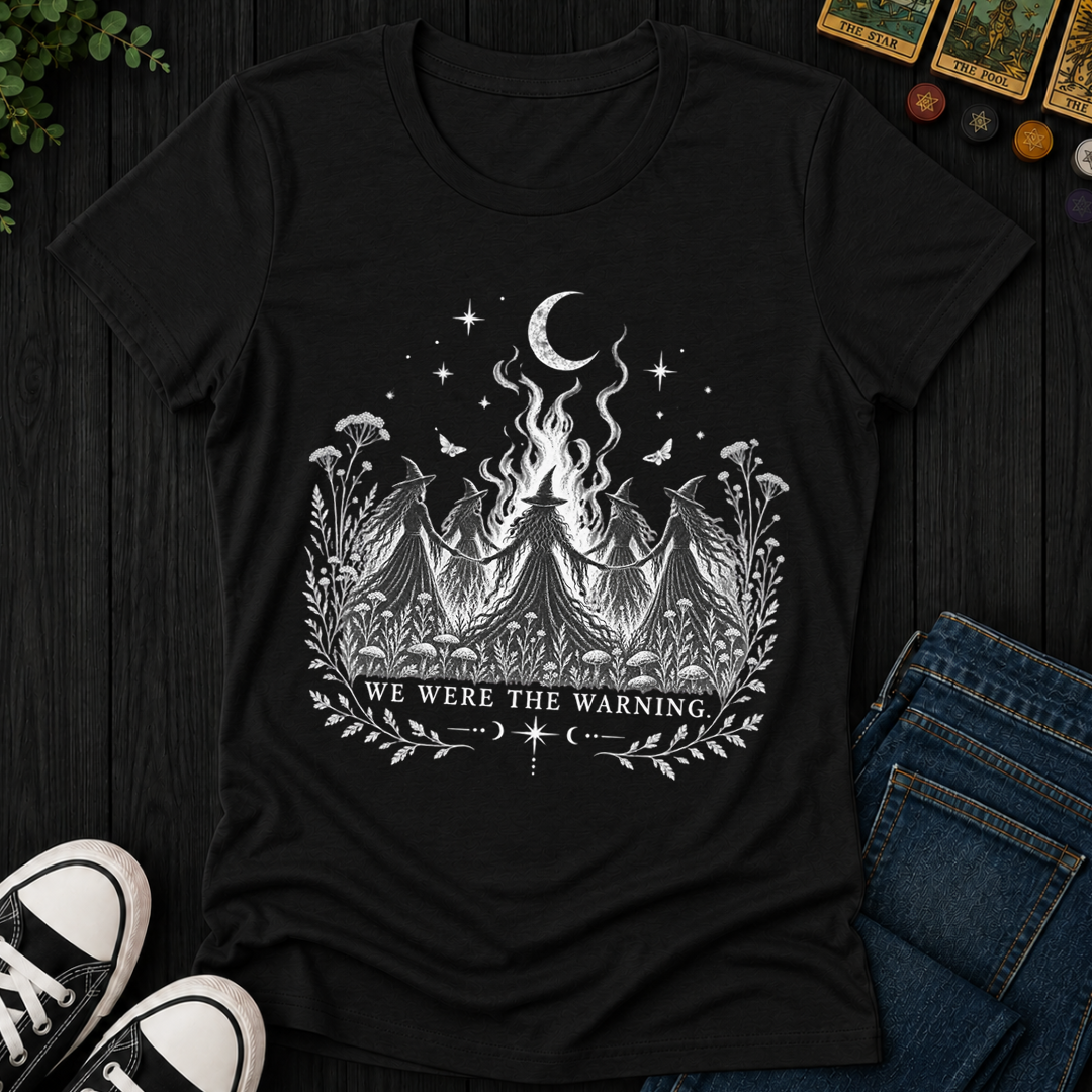 We Were The Warning- Women's Fitted Tee