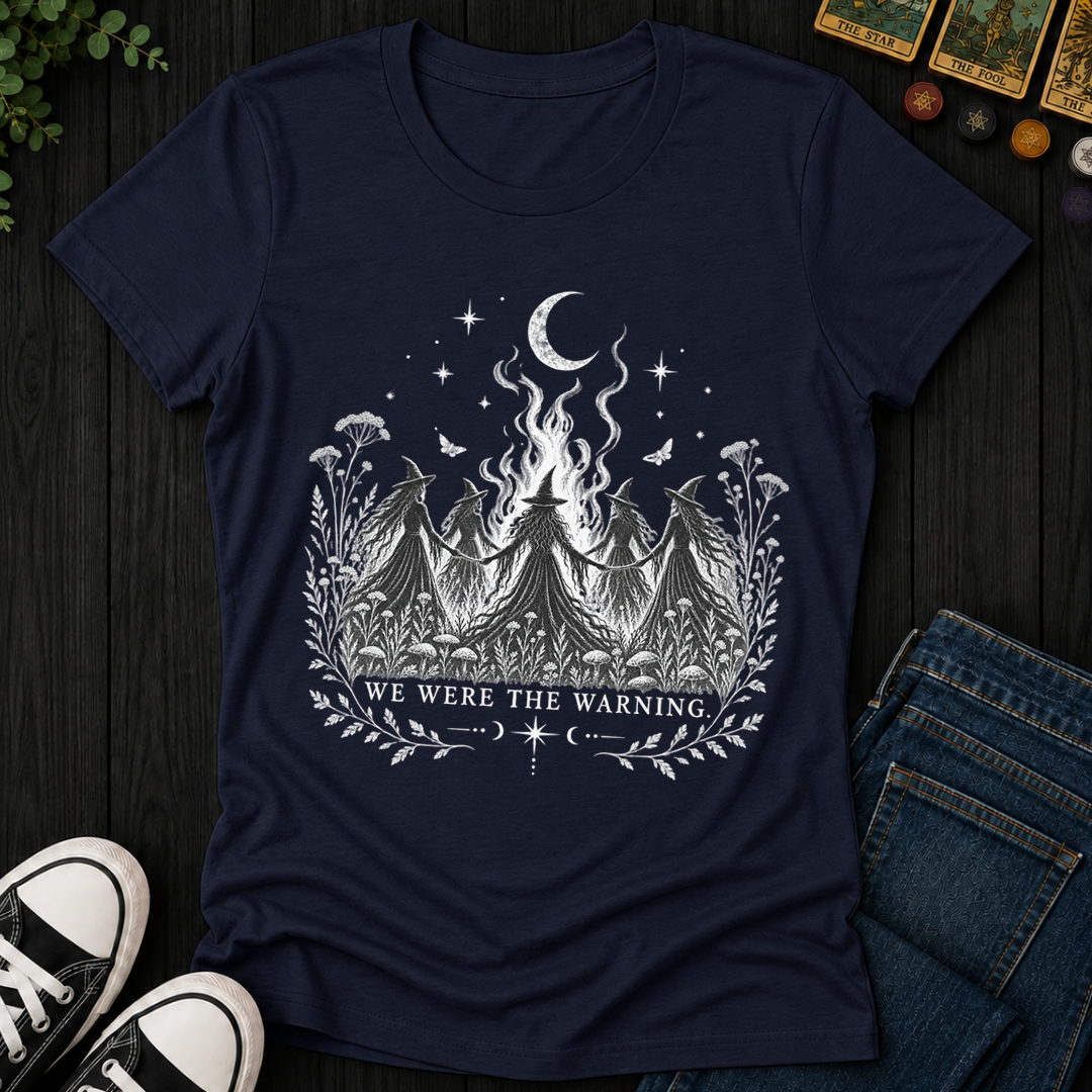 We Were The Warning- Women's Fitted Tee
