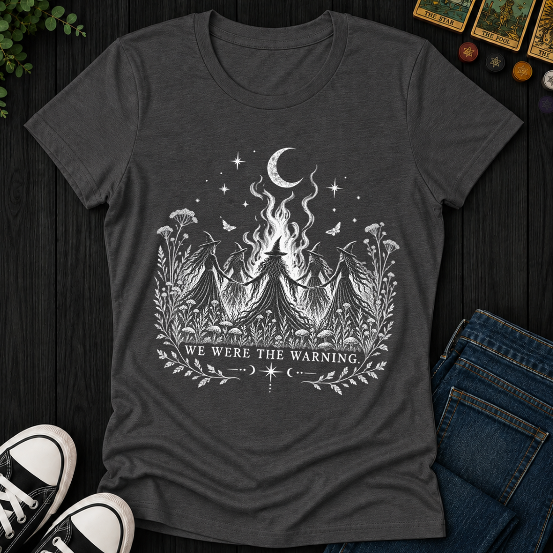 We Were The Warning- Women's Fitted Tee