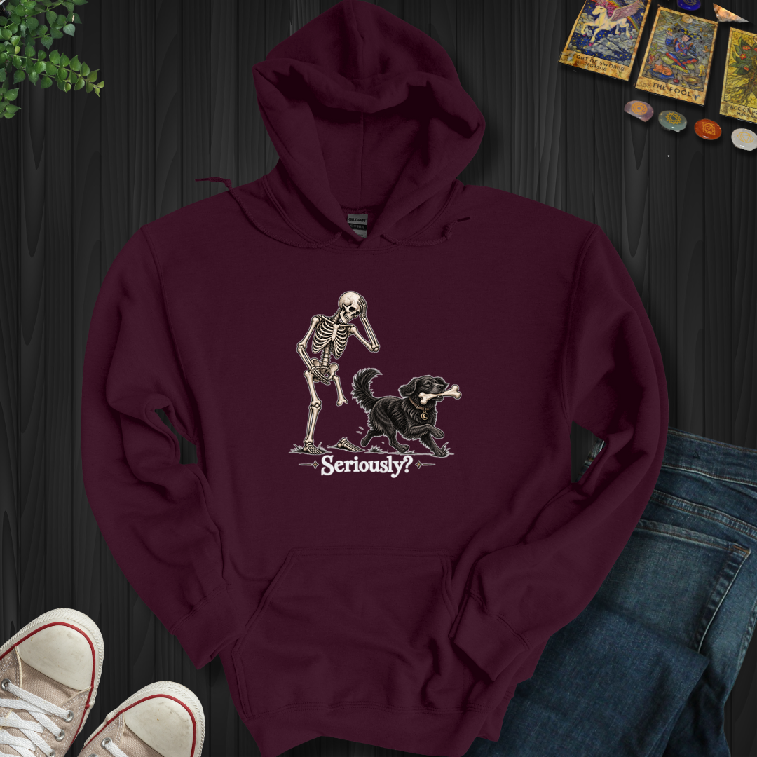 Seriously- Hooded Sweatshirt