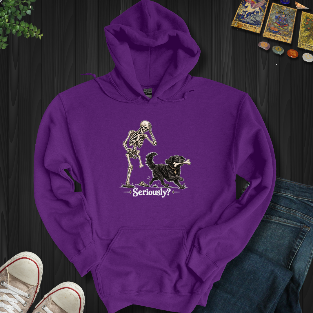 Seriously- Hooded Sweatshirt